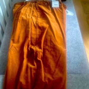 Copper tan size 18 Poetry cord pants.  These are a very light weight chord.